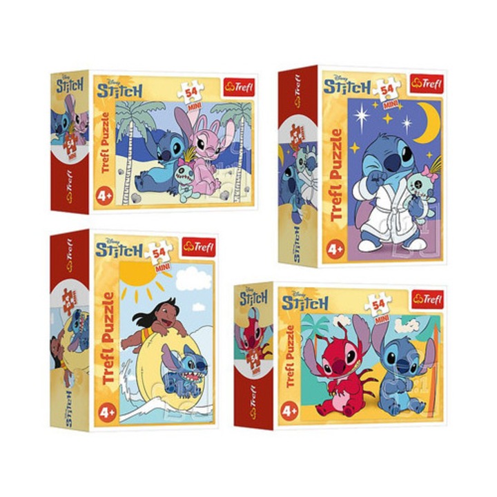 Trefl 54 db-os MINI puzzle - Lilo & Stitch - többféle (54220)