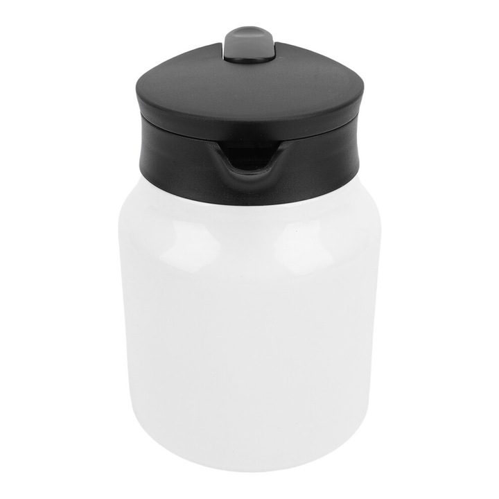 Termosz teáskanna 1000ml, inox, szűrő, elefántcsontfehér