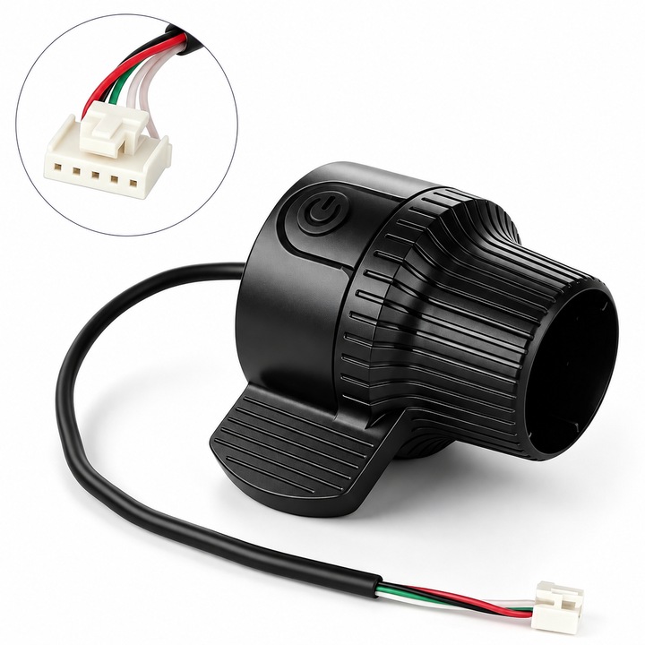 Gázkar elektromos rollerhez Kukirin G2 G3 G4, Plug and play, Precíz vezérlés, Fekete
