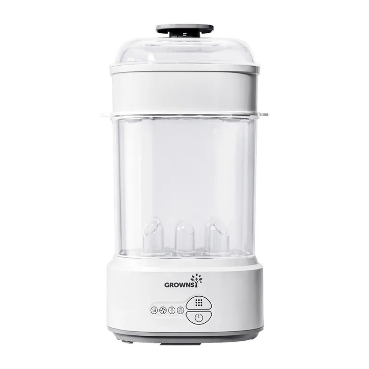 Sterilizator pentru biberoane Grownsy cu uscator (gri)