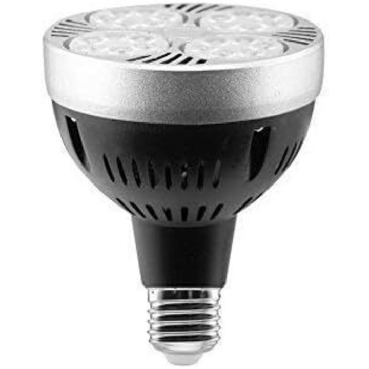 Bec LED 35W E27 4000K semleges fény 120° fekete