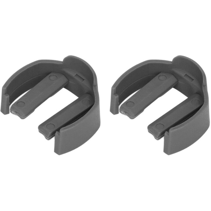 Set 2 cleme conectare rapida pentru aparat spalat cu presiune, plastic, gri, universal, 8g
