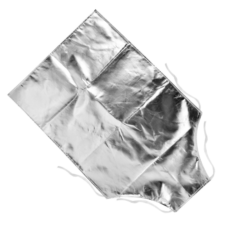 Sort de protectie termorezistent, folie aluminiu, 95x70cm, argintiu