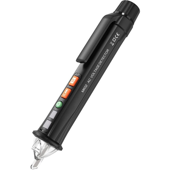 Detector de tensiune fara contact, dubla sensibilitate, LED, 12V-1000V