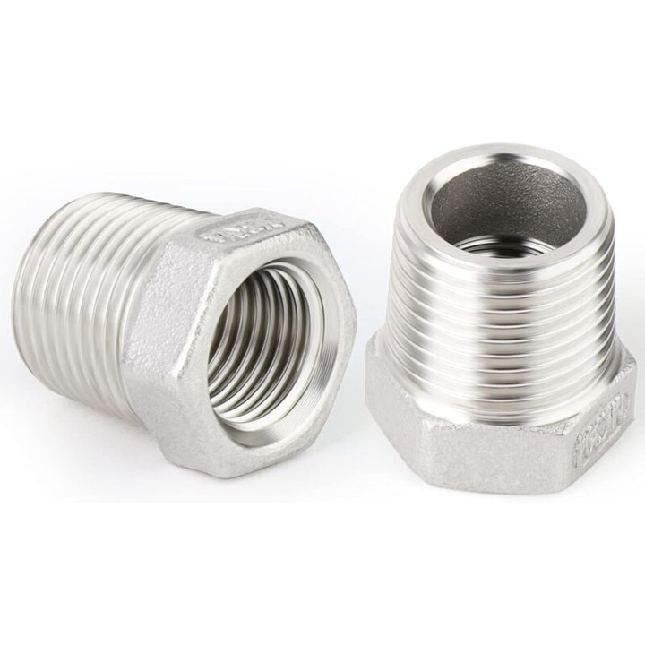 2 db rozsdamentes acél 304 tömlőadapter készlet 1-1/4"x3/4" külső-belső menet