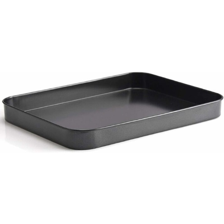 Tava de copt mini din otel inoxidabil, dreptunghiulara, 24,6x18,8x2,3 cm