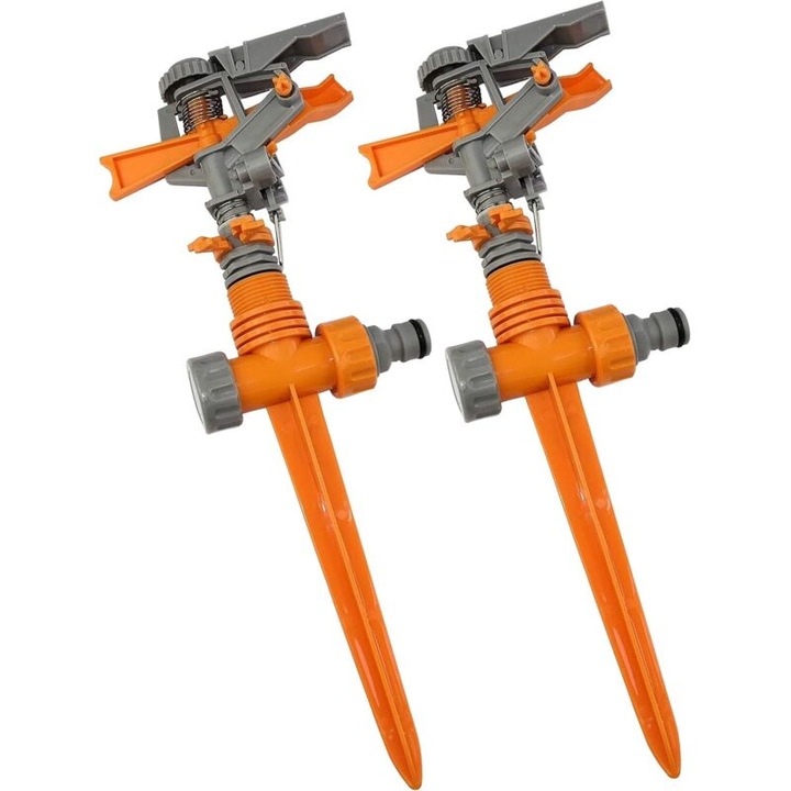 2 db impulzusos forgó szórófej készlet, műanyag, 1/2", 80g