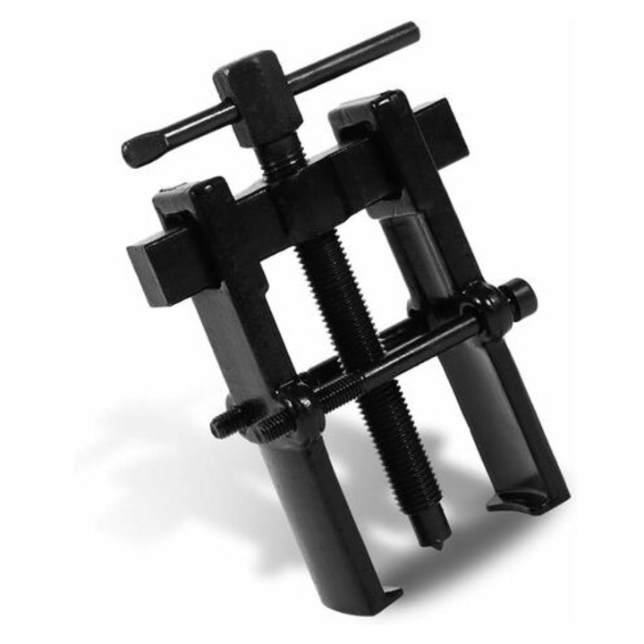 Extractor rulmenti, doua falci, otel carbon, negru, 90x70mm