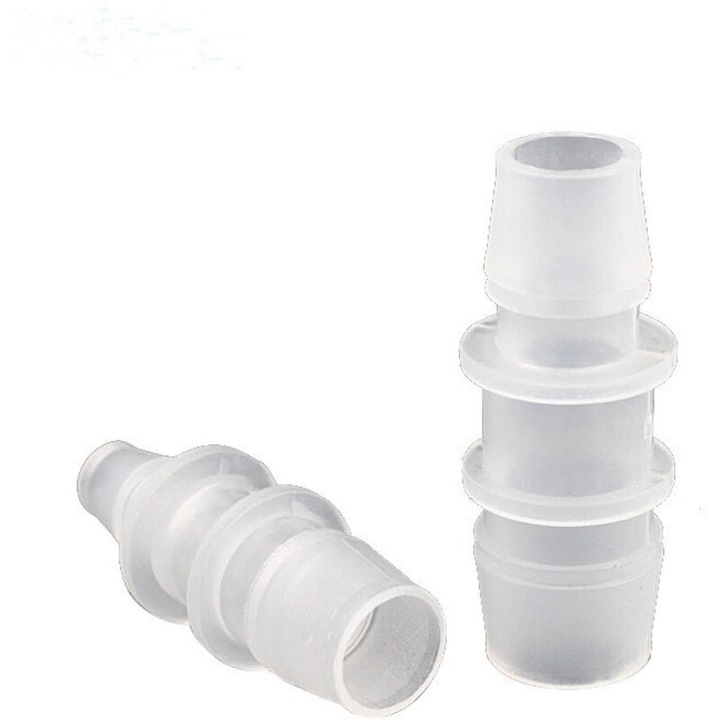 Комплект от 3 адаптера за аквариумни тръби 12x20mm и 16x20mm, издръжлива пластмаса