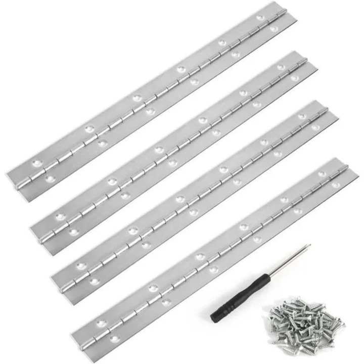 Charniere piano inox set 4 piese 30cm