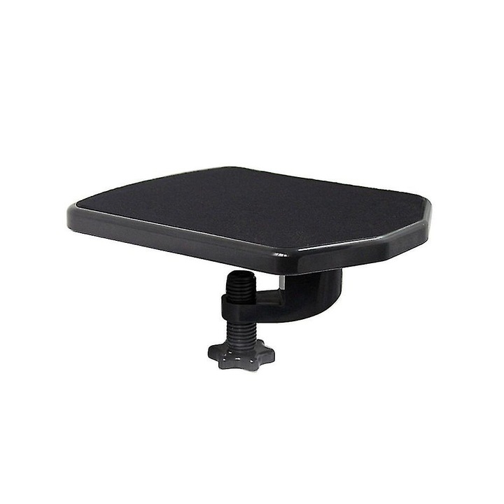 Suport brat reglabil pentru birou, ABS Nylon, negru, 24.8x20x8.8cm