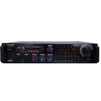 Amplificator Vlliodor, profesional, USB , SD/MMC card , putere 70 W x 2 , impedanta 4 - 8 ohmi Amplificator Vlliodor, profesional, USB , SD/MMC card , putere 70 W x 2 , impedanta 4 - 8 ohmi
