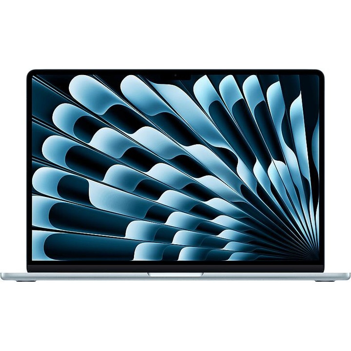 Apple Macbook Air 15 laptop, M5 chip, 10 mag CPU, 10 mag GPU, 512GB SSD, DDR5 16GB Memória, 15" Fényes kijelző, Magyar billentyűzet, Égkék, MacOS