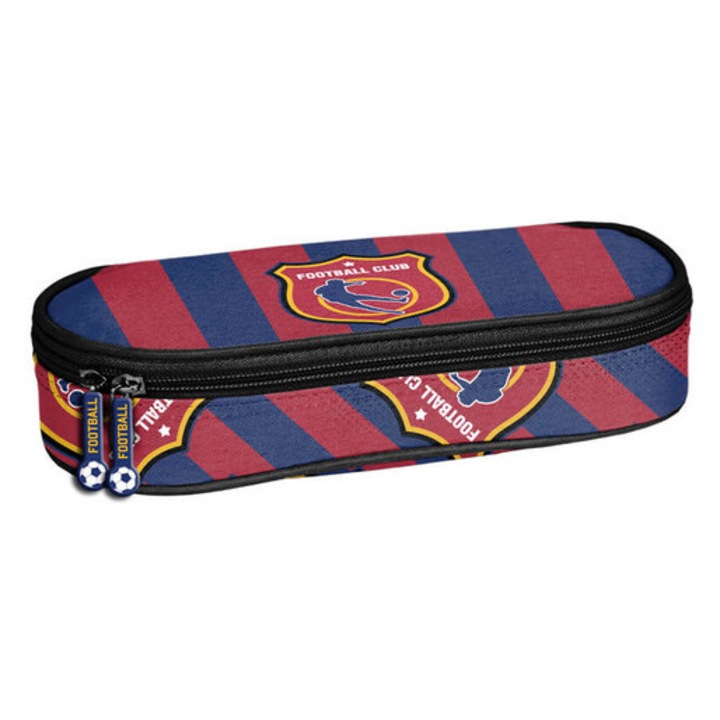 Focis ovális tolltartó - Football Club Stripes (PP26FT-013)