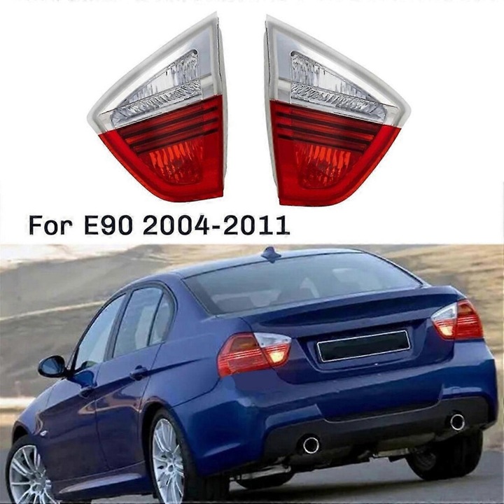 2 db belső hátsó lámpa készlet ABS piros 3-as sorozat E90 2004-2011
