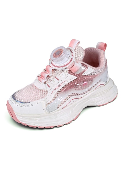 Детски маратонки Chippo Kids 26114 ML1, 27-31, Въртящо се копче, Олекотени, Ергономична стелка, Розово