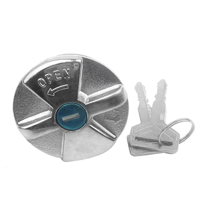 Capac rezervor blocabil metalic argintiu 69058-60071