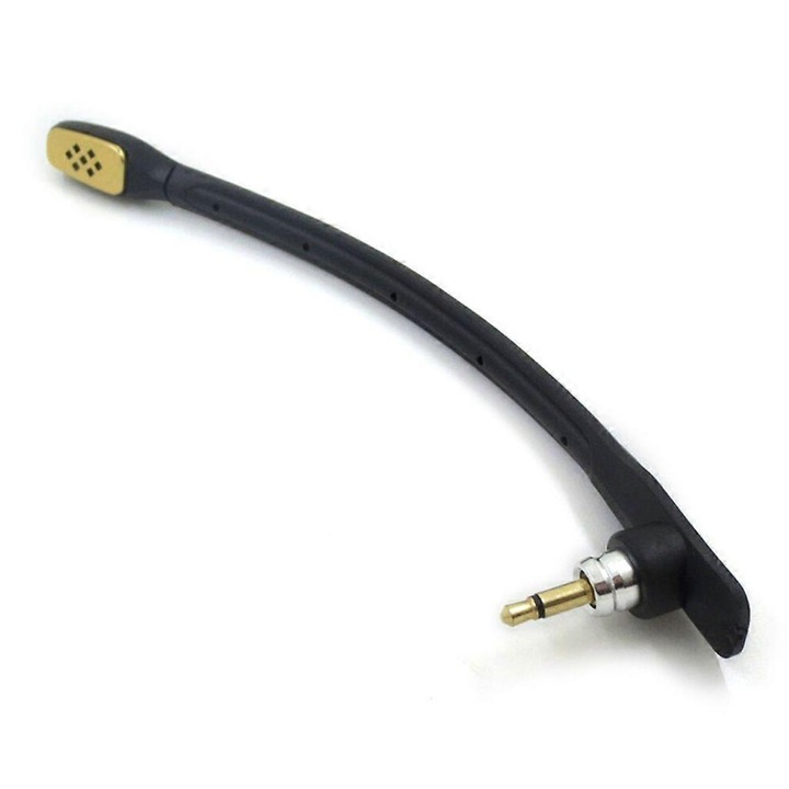 Játék mikrofon, 18cm, fekete, pótalkatrész