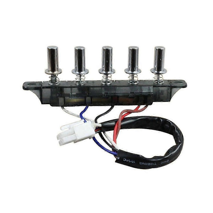Comutator hota 5 butoane plastic metal universal 10x5cm
