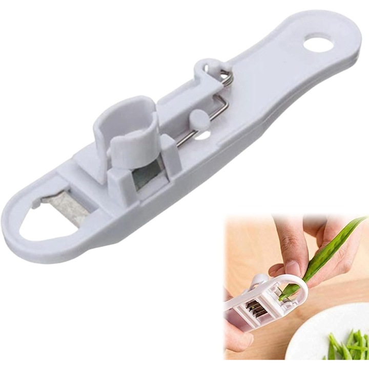 Feliator legume manual, inox si plastic, multifunctional, set