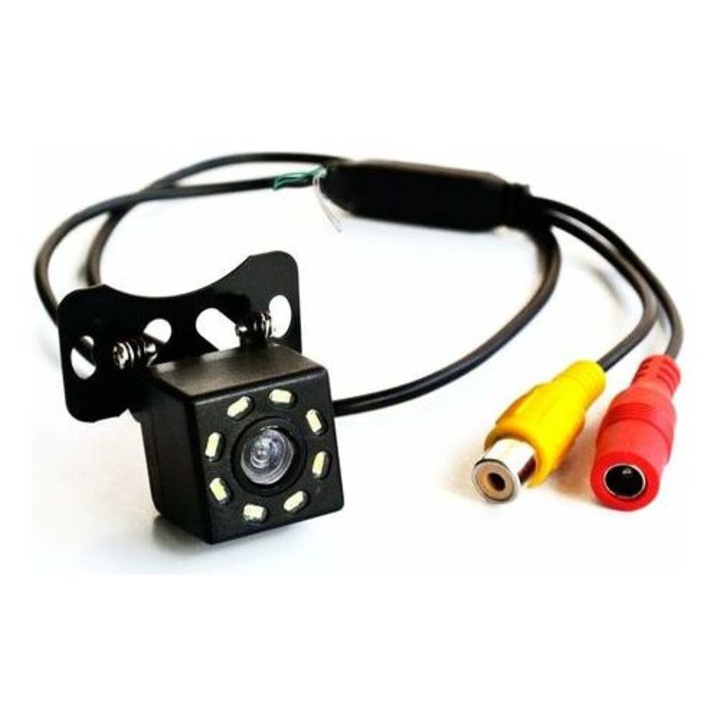 Camera auto reversibila 8 LED 170 unghi ajustabil 22x22x22mm multicolor