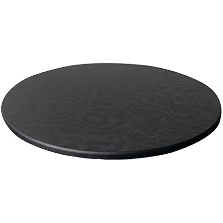 Kerek asztalterítő, vízálló, fekete, 120cm, rugalmas