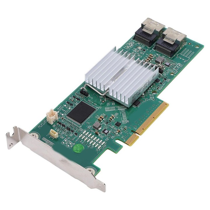 PCI Express x8 hálózati kártya RAID 0 1 5 10 kettős SFF8087 4Gb/s 8 SAS