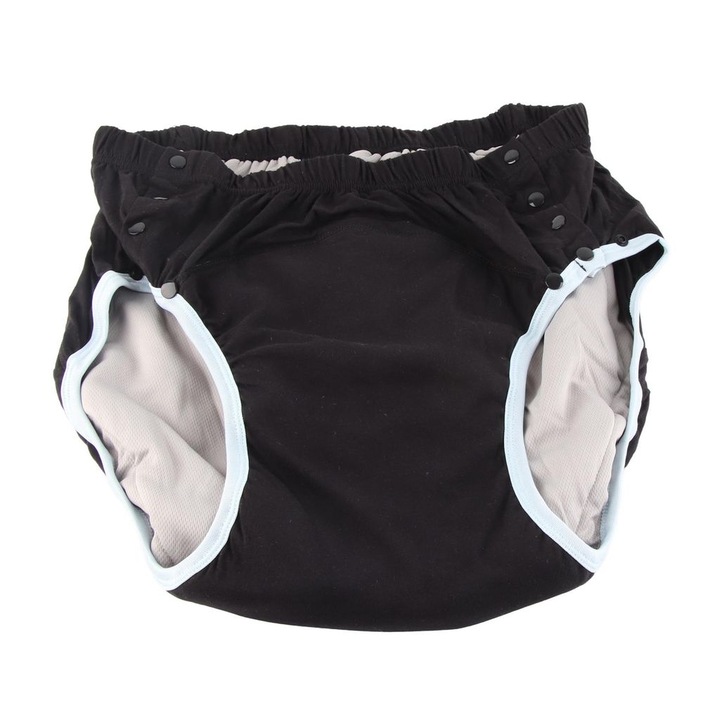 Scutec textil adult, absorbant, negru, lavabil, 1 buc