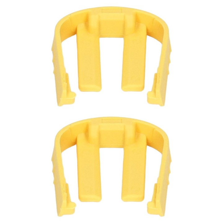 Cleme plastic pentru pistol spalatorie auto set 2 galben