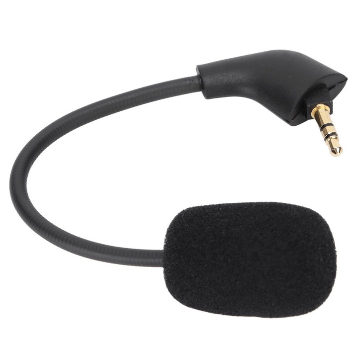 Gaming mikrofon 3.5mm forgatható, ABS hab, fekete