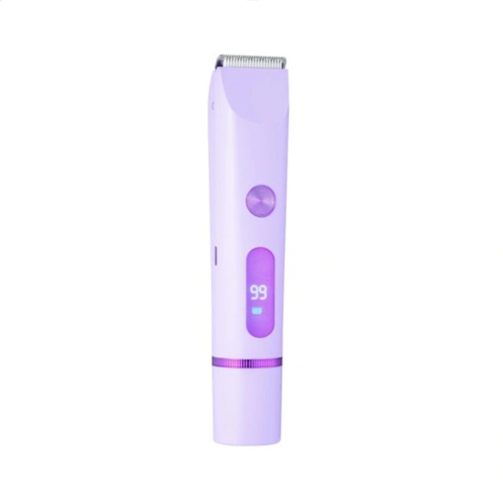 Epilator electric pentru femei, dublu cap, mov, compact