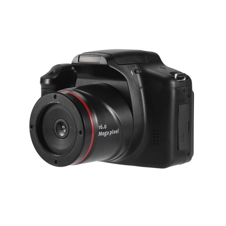 Aparat foto digital portabil 16MP zoom 16x negru 11.5x4.8x5cm
