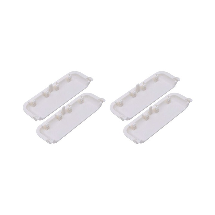 Set 4 manere usa uscator, alb, plastic, universal, 4x10x5cm
