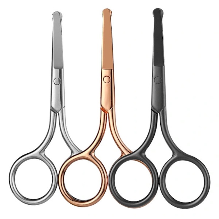 Set 3 foarfece multifunctionale, varf rotunjit, multicolor, 9.1x4.7cm