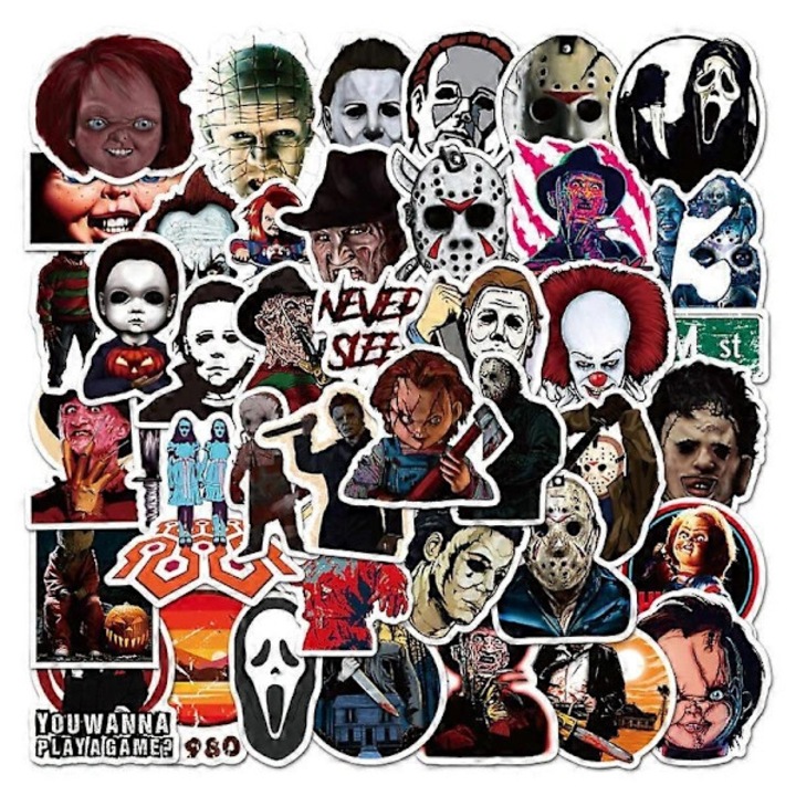 Set stickere decorative tematica horror multicolor