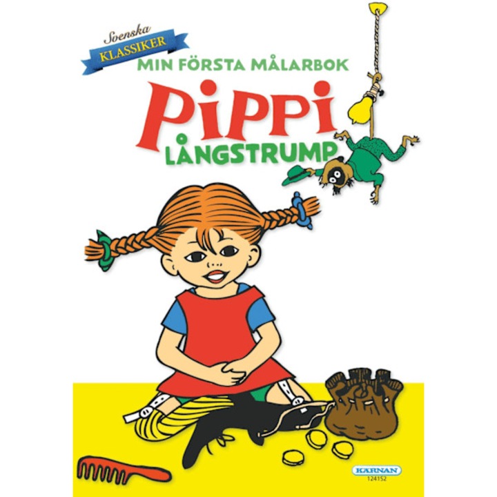 Carte de colorat Pippi Sosetica multicolor A4