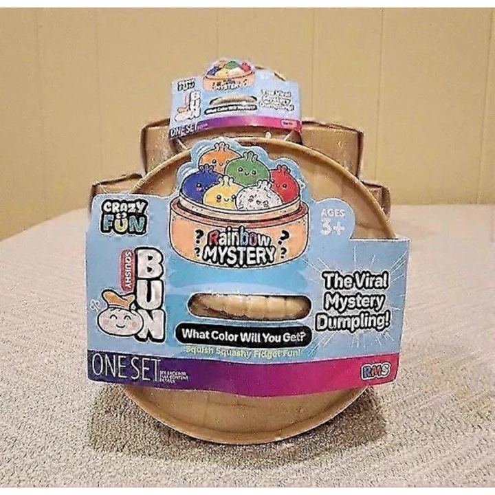 Интерактивна играчка Squishy Bun, многоцветна, 3-4 години