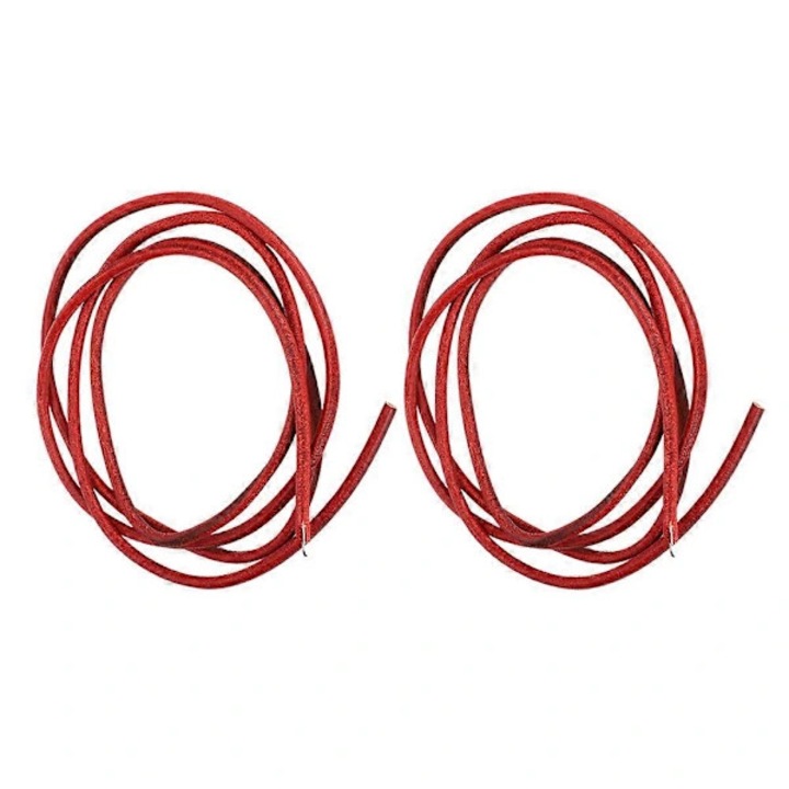 Set 2 curele pentru masina de cusut, rosu si maro, 183cm