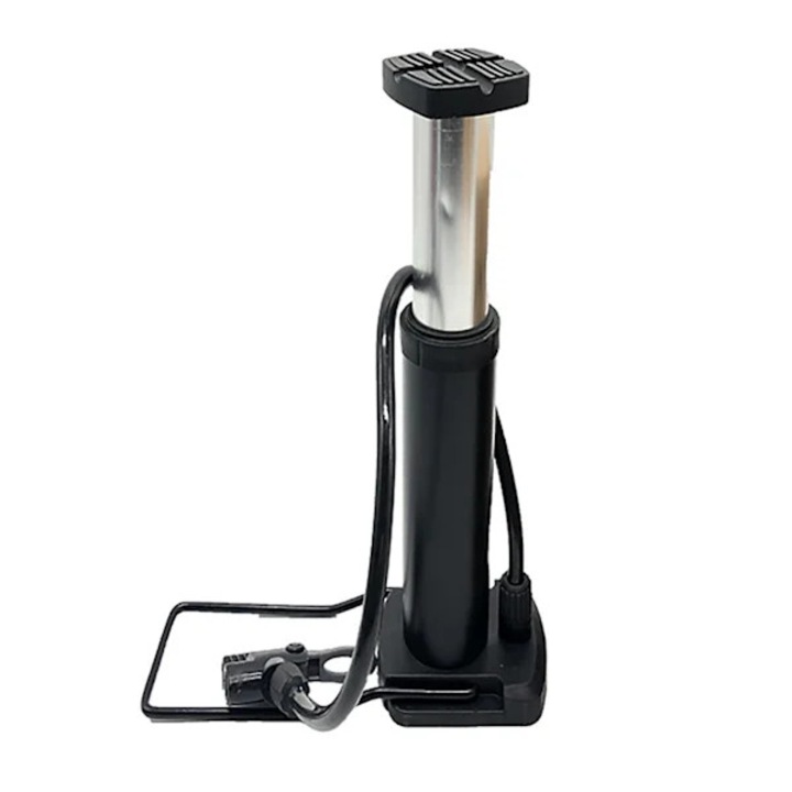 Kerékpár pumpa, mini, fekete, 120 PSI, 420mm
