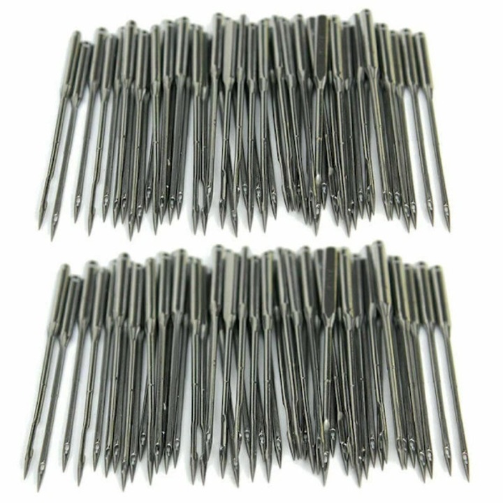 50 db-os varrógép tű készlet, univerzális, ezüst, 9-18, 3.9cm