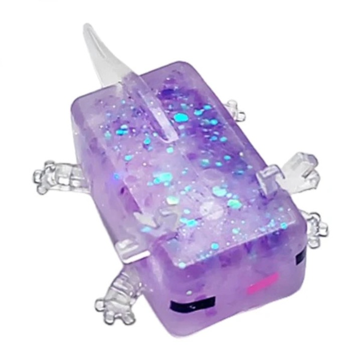 Jucarie squishy Axolotl roz moale elastica 10x7cm