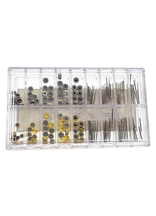Set unelte reparare ceas, 170 piese, metal, multicolor