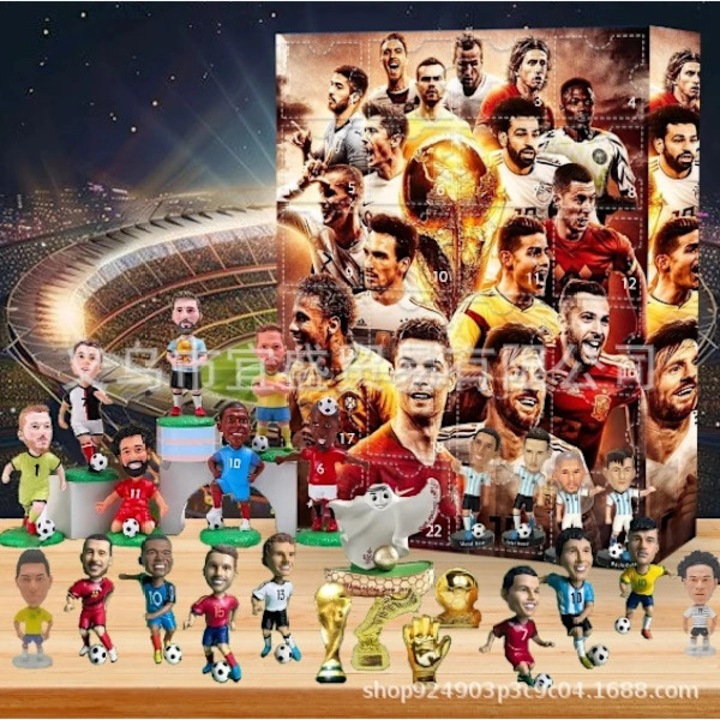 Calendar Advent Cupa Mondiala 2025 cutie cadou Craciun