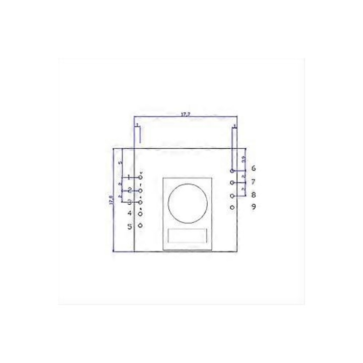 Senzor gaz monoxid carbon electrochimic SC16-CO alb compact