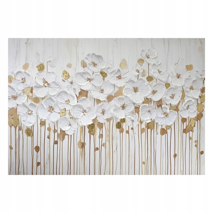 Картина върху платно Styler Luxe Flora, 70x100cm, 3D ефект, многоцветна