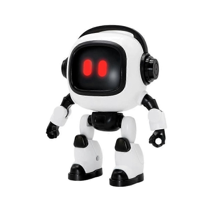 Interaktív oktató robot AI, hangvezérlés, fehér, 20x15x10cm