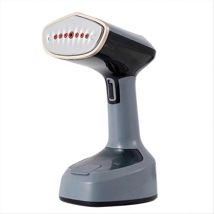 Fier de calcat cu abur portabil 1500W pliabil alb 13x11x22cm