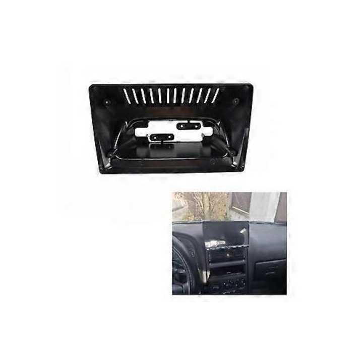 Rama radio auto 2 din, Opel Astra G, negru, 9 inch, ABS, 1998-2004