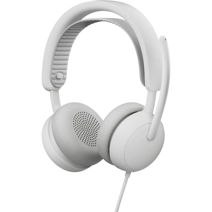 Căști Logitech Zone Wired 2 Albe, 309700, Microfon/Căști