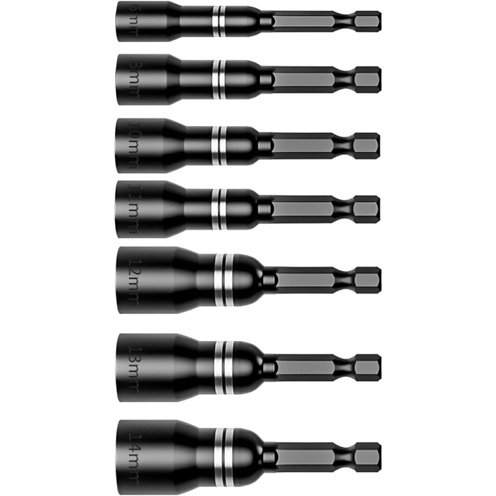 Set capete surubelnita hexagonale 6-14mm otel antiderapant
